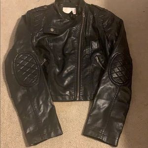 Fake leather jacket